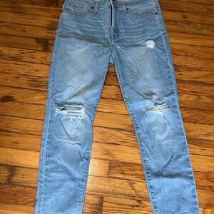 Madewell Light Blue Skinny Jeans for Women